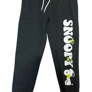 Peanuts Snoopy Heather gray/Black Joggers for Kids
